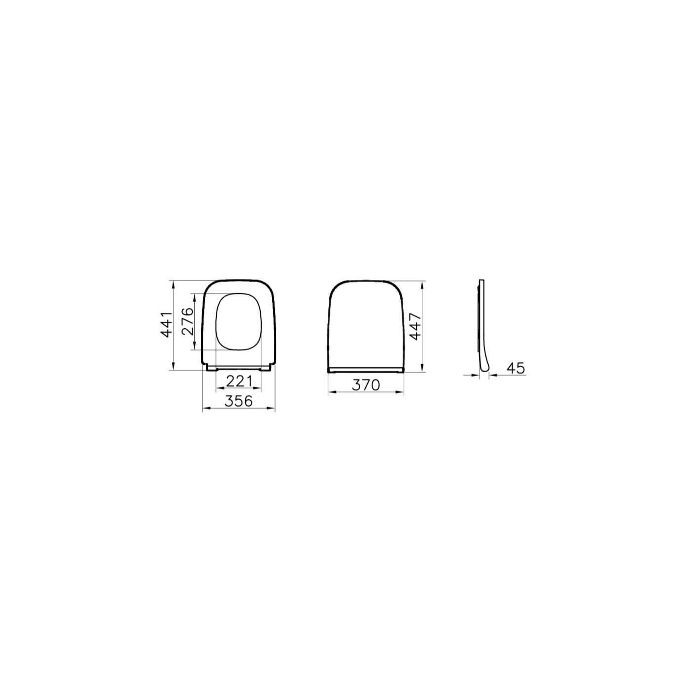 Deska Wolnoopadająca Shift 191-003R009 Vitra Deska Wolnoopadająca Shift 191-003R009 Vitra