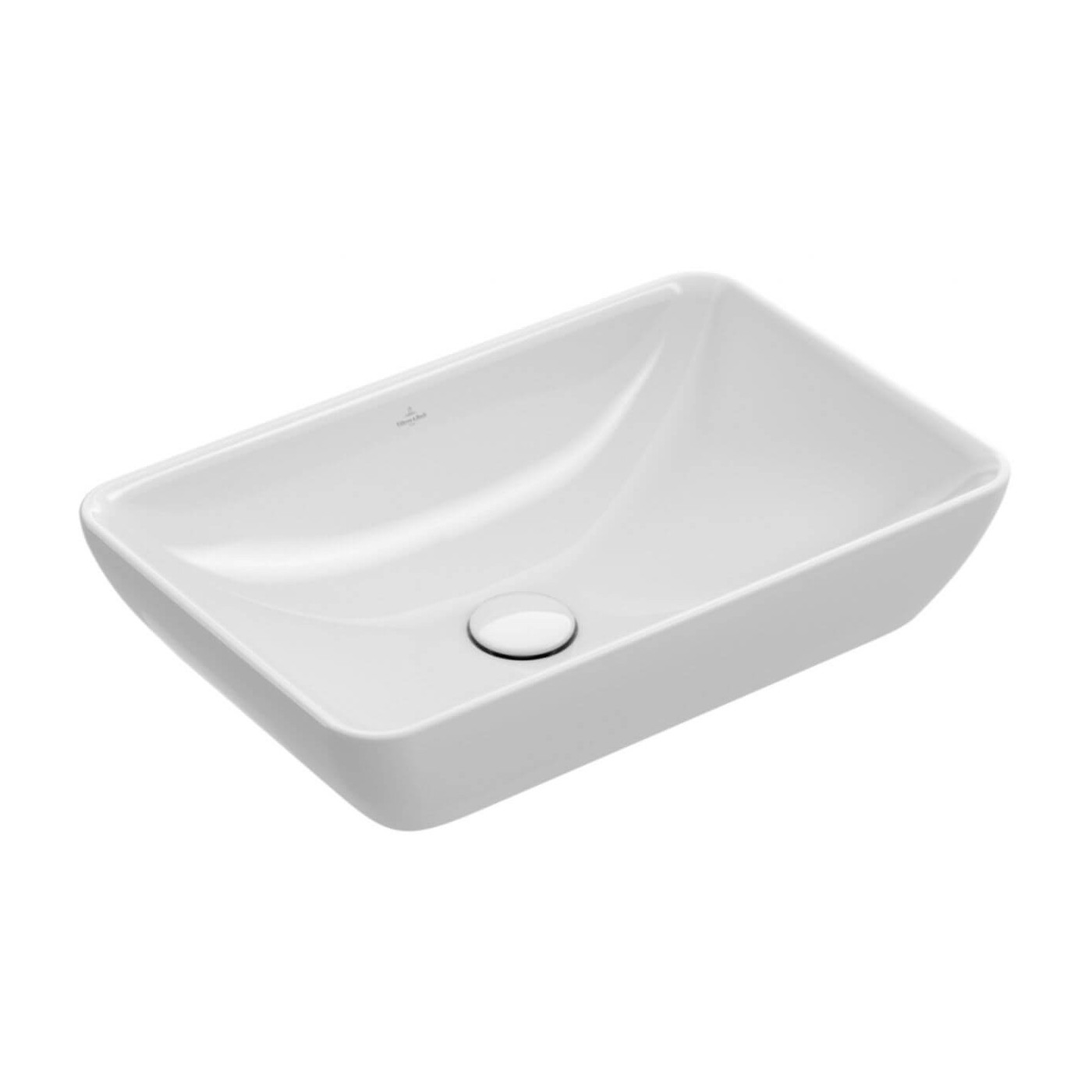 Umywalka Nablatowa Wpuszczana Venticello Ceramic Plus Stone White 55x36 411355RW Villeroy&Boch Umywalka Nablatowa Wpuszczana Venticello Ceramic Plus Stone White 55x36 411355RW Villeroy&Boch
