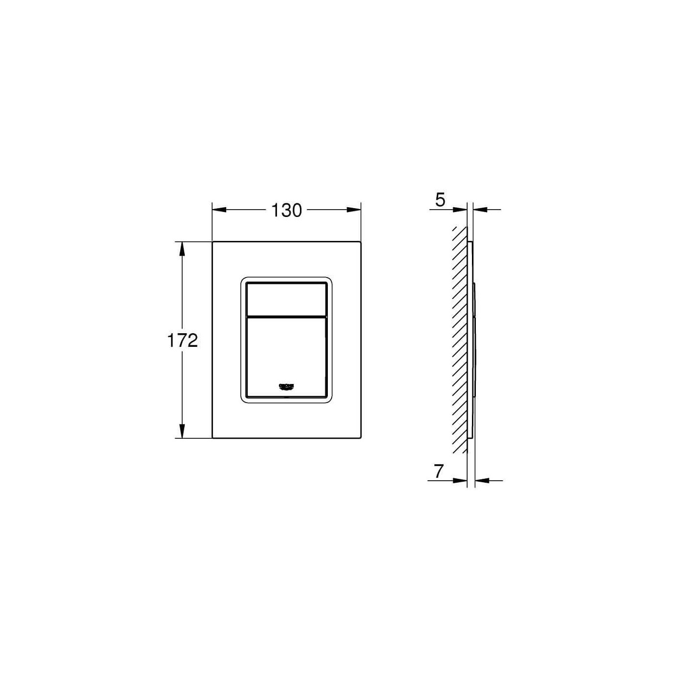 Przycisk Skate Cosmopolitan S Cool Sunrise 37535GL0 Grohe Przycisk Skate Cosmopolitan S Cool Sunrise 37535GL0 Grohe