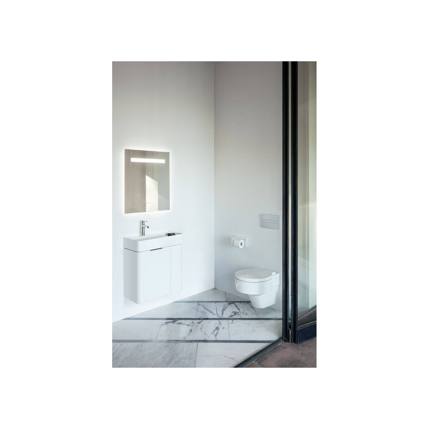 Umywalka Ścienna Val SaphirKeramik z Półką 60x16,6 H8152850001041 Laufen Umywalka Ścienna Val SaphirKeramik z Półką 60x16,6 H8152850001041 Laufen