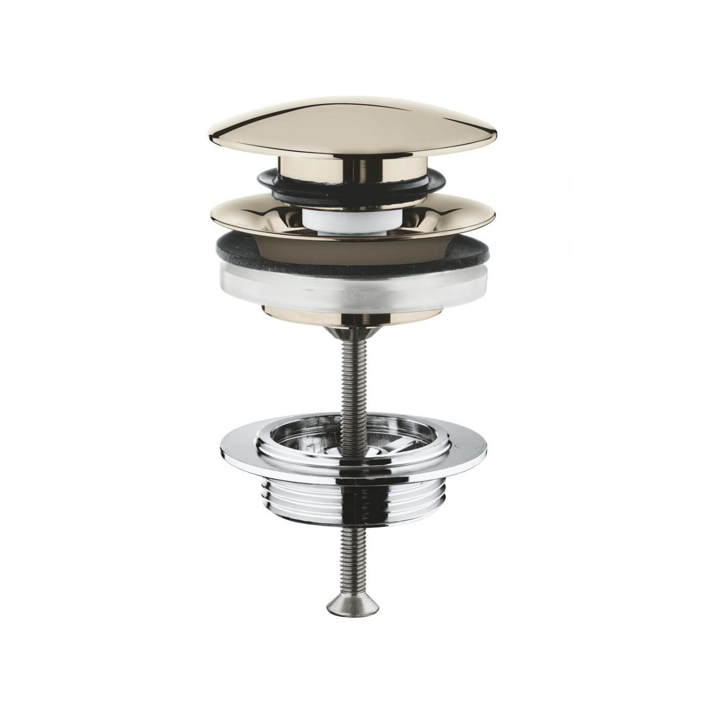 Zestaw Odpływowy Z Korkiem Typu Klik-Klak Polished Nickel 65807BE0 Grohe Zestaw Odpływowy Z Korkiem Typu Klik-Klak Polished Nickel 65807BE0 Grohe