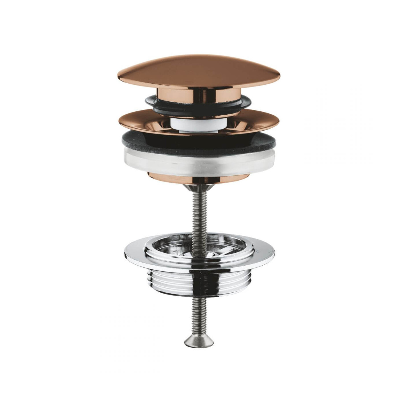 Zestaw Odpływowy Z Korkiem Typu Klik-Klak Brushed Warm Sunset 65807DL0 Grohe Zestaw Odpływowy Z Korkiem Typu Klik-Klak Brushed Warm Sunset 65807DL0 Grohe