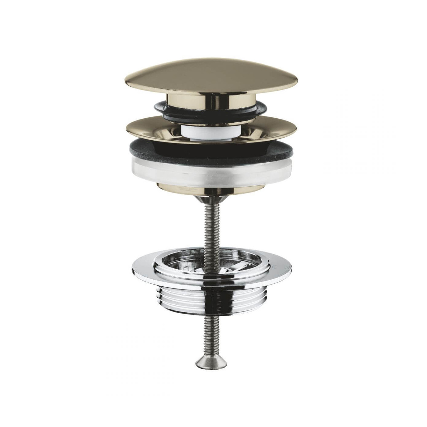 Zestaw Odpływowy Z Korkiem Typu Klik-Klak Brushed Nickel 65807EN0 Grohe Zestaw Odpływowy Z Korkiem Typu Klik-Klak Brushed Nickel 65807EN0 Grohe