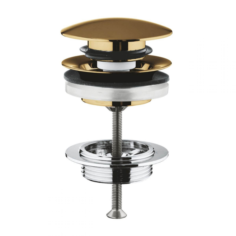 Zestaw Odpływowy Z Korkiem Typu Klik-Klak Brushed Cool Sunrise 65807GN0 Grohe Zestaw Odpływowy Z Korkiem Typu Klik-Klak Brushed Cool Sunrise 65807GN0 Grohe