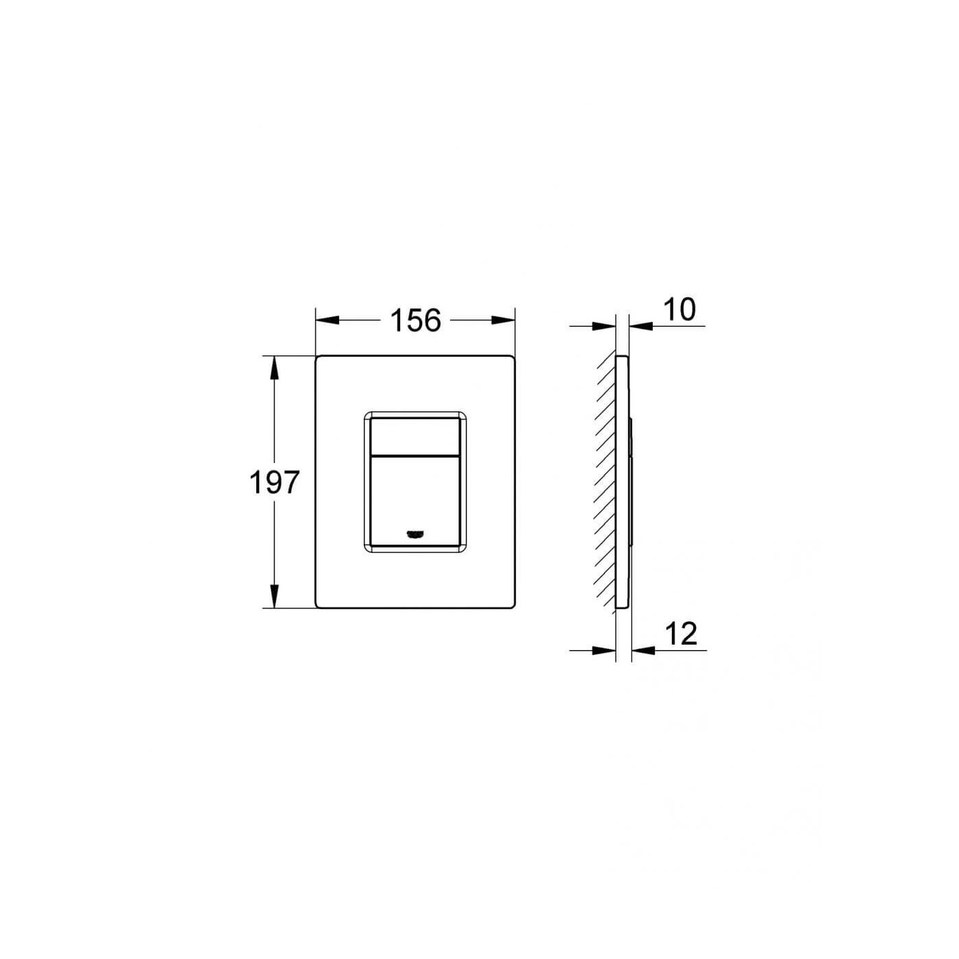 Przycisk Skate Cosmopolitan Hard Graphite 38732A00 Grohe Przycisk Skate Cosmopolitan Hard Graphite 38732A00 Grohe