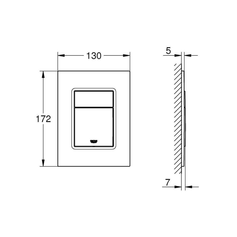 Przycisk Skate Cosmopolitan S Warm Sunset 37535DA0 Grohe Przycisk Skate Cosmopolitan S Warm Sunset 37535DA0 Grohe