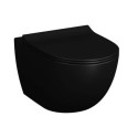 Muszla Wisząca Sento 54x36 cm Czarny Mat 7748B083-0101 Vitra Muszla Wisząca Sento 54x36 cm Czarny Mat 7748B083-0101 Vitra