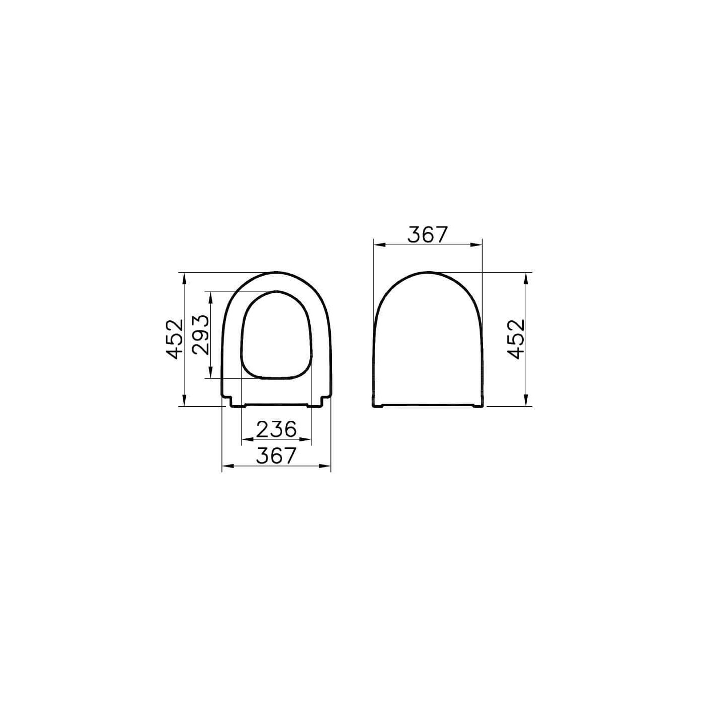 Deska Sento Slim Czarny Mat 120-083R009 Vitra Deska Sento Slim Czarny Mat 120-083R009 Vitra