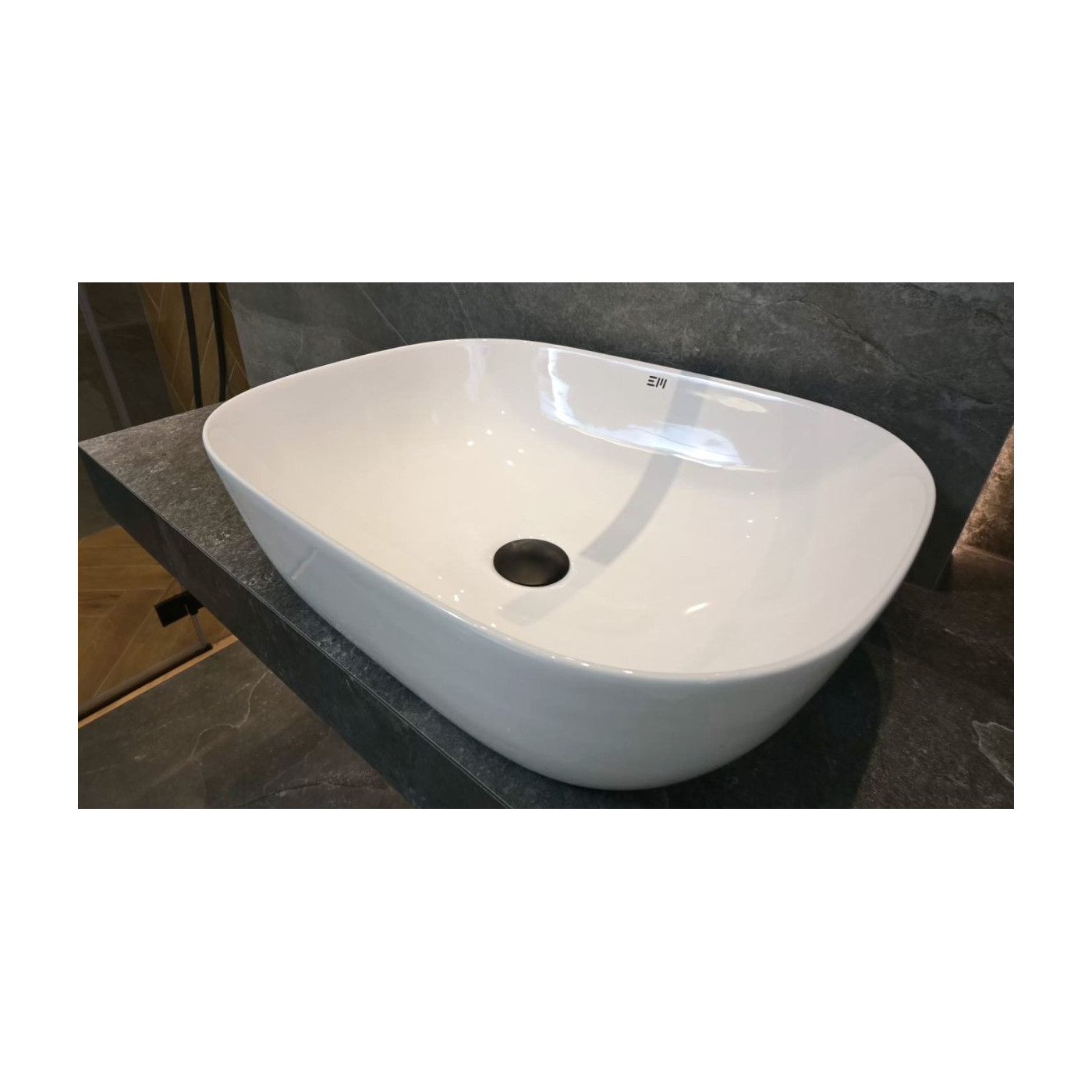 Umywalka Nablatowa Fibi 49x39,5x15 LT-2143 Emporia Umywalka Nablatowa Fibi 49x39,5x15 LT-2143 Emporia