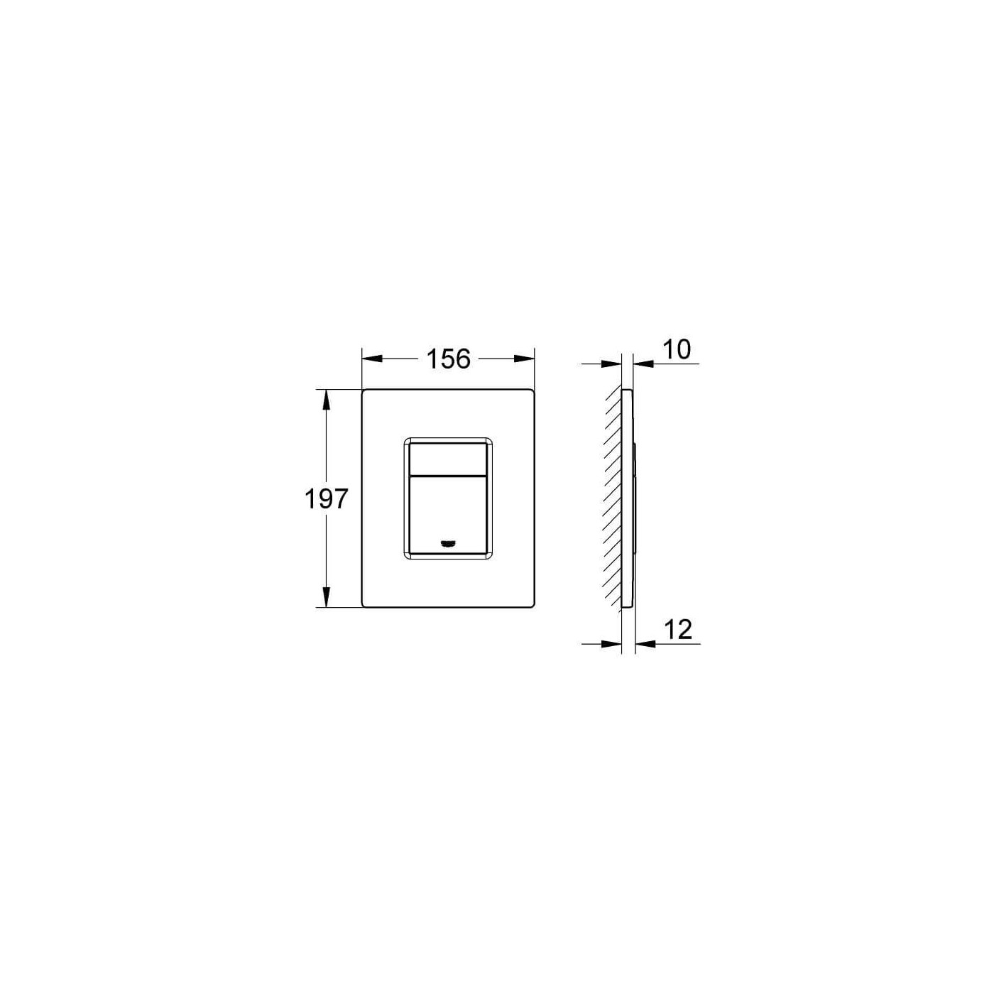 Przycisk Skate Cosmopolitan 38966KF0 Grohe Przycisk Skate Cosmopolitan 38966KF0 Grohe