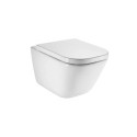 Miska WC Wisząca Rimless Z Deską Wolnoopadającą Gap A34H47C000 Roca Miska WC Wisząca Rimless Z Deską Wolnoopadającą Gap A34H47C000 Roca
