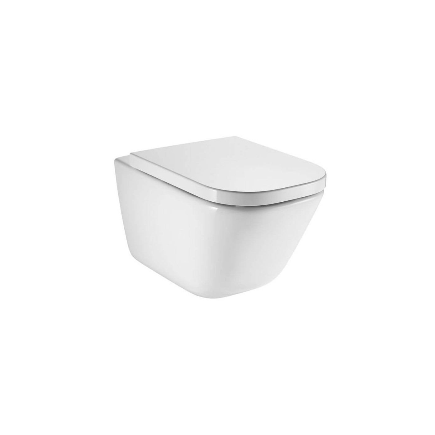 Miska WC Wisząca Rimless Z Deską Wolnoopadającą Gap A34H47C000 Roca Miska WC Wisząca Rimless Z Deską Wolnoopadającą Gap A34H47C000 Roca