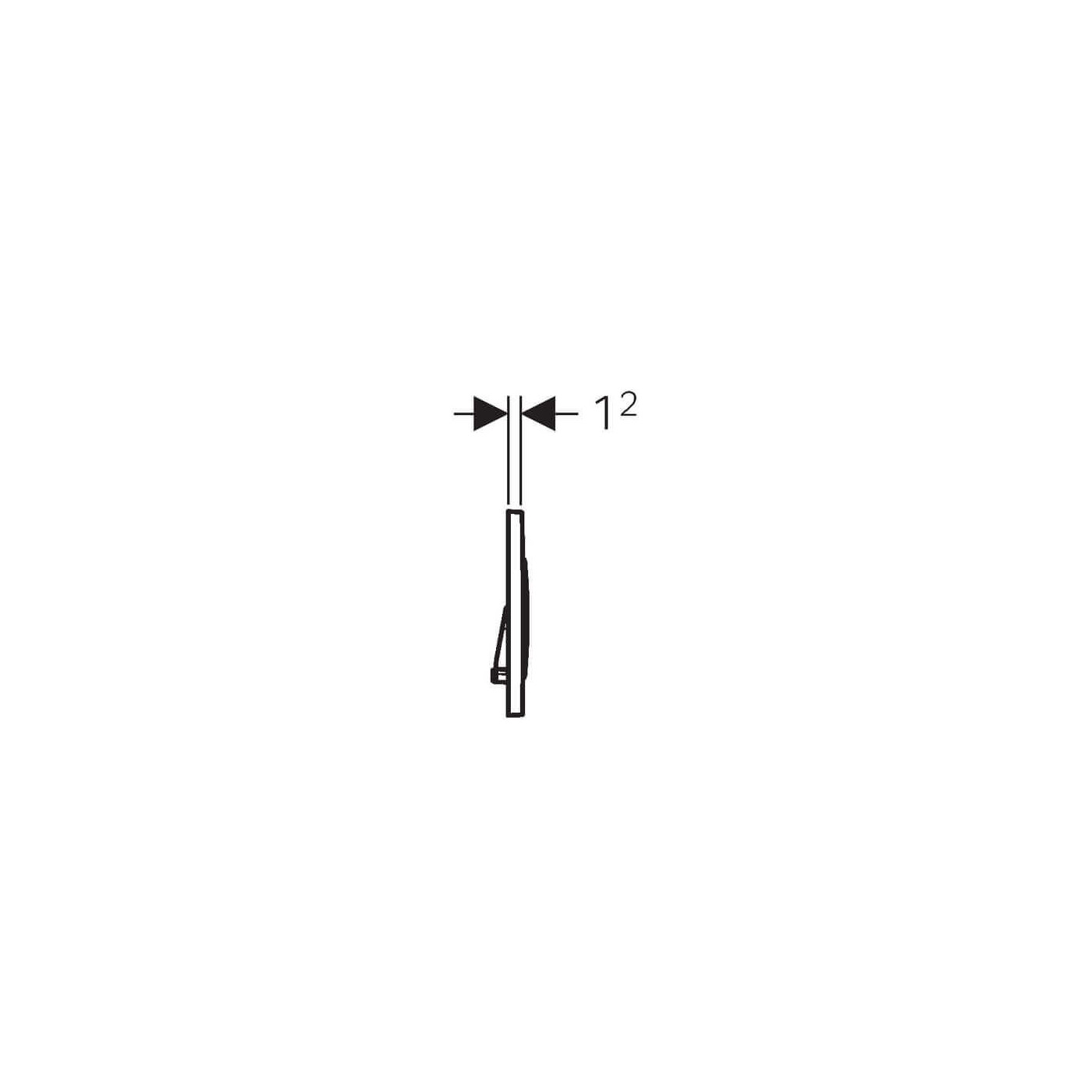 Przycisk Sigma 20 Srebrny 115.882.SN.1 Geberit Przycisk Sigma 20 Srebrny 115.882.SN.1 Geberit