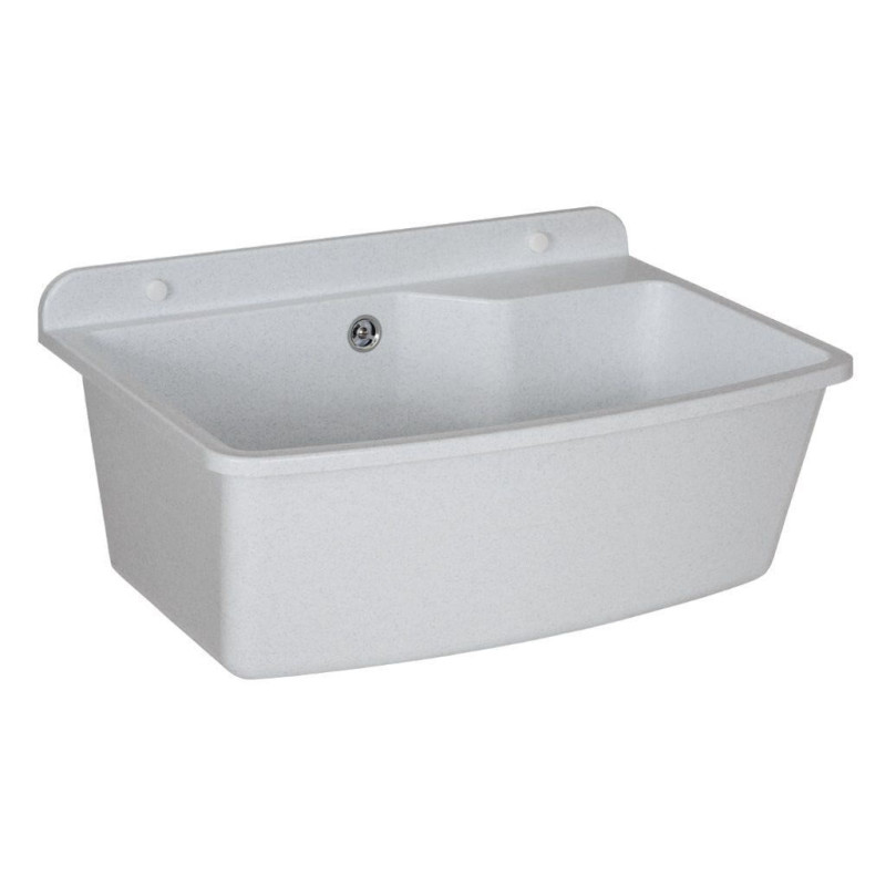 Komplet Komora Gospodarcza Z Baterią Z Wyciąganą Wylewką 61x44x23 cm KOS Zelvo Komplet Komora Gospodarcza Z Baterią Z Wyciąganą Wylewką 61x44x23 cm KOS Zelvo