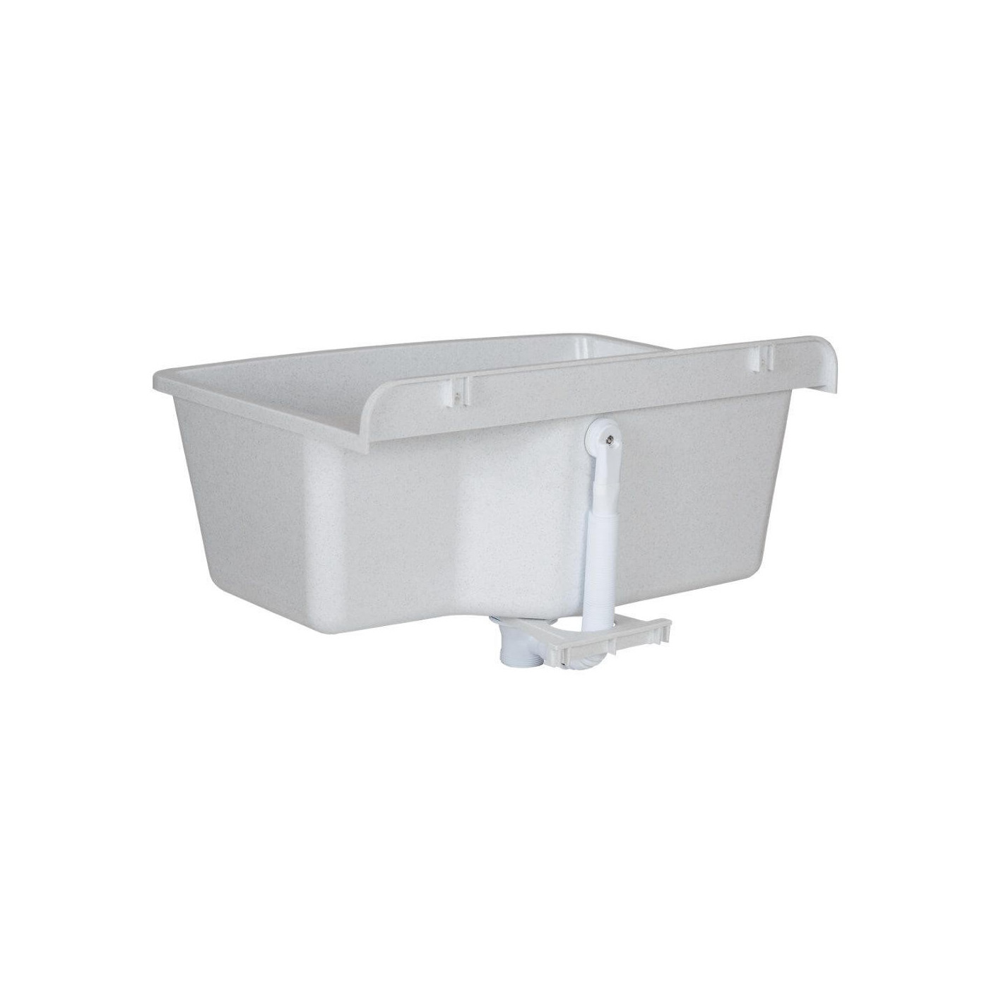 Komplet Komora Gospodarcza Z Baterią Z Wyciąganą Wylewką 61x44x23 cm KOS Zelvo Komplet Komora Gospodarcza Z Baterią Z Wyciąganą Wylewką 61x44x23 cm KOS Zelvo