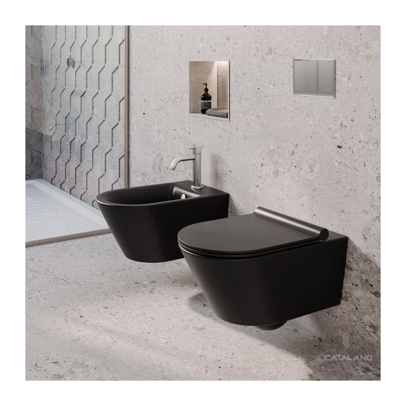 Miska WC Podwieszana Zero 55x35x26,5 cm I Mocowania 0111550022+5KFST00 Catalano Miska WC Podwieszana Zero 55x35x26,5 cm I Mocowania 0111550022+5KFST00 Catalano