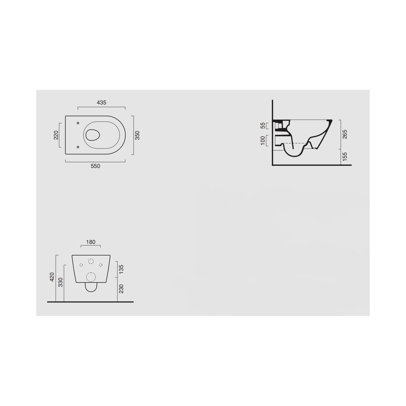 Miska WC Podwieszana Zero 55x35x26,5 cm I Mocowania 0111550022+5KFST00 Catalano Miska WC Podwieszana Zero 55x35x26,5 cm I Mocowania 0111550022+5KFST00 Catalano