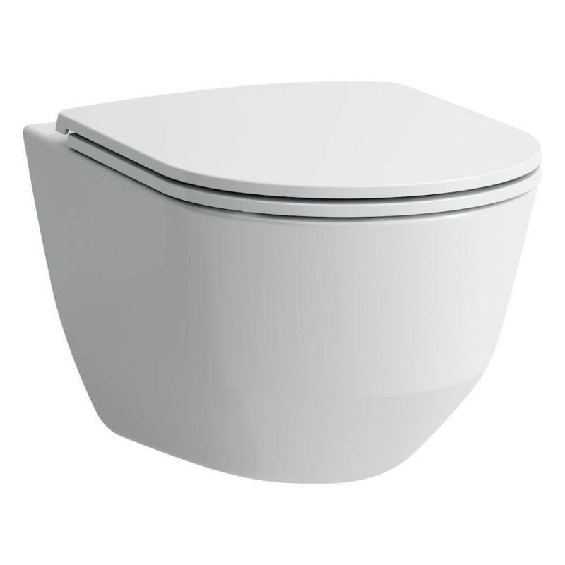Zestaw Miska WC Podwieszana Rimless + Deska WC Slim Pro A Biały H8669560000001 Laufen Zestaw Miska WC Podwieszana Rimless + Deska WC Slim Pro A Biały H8669560000001 Laufen