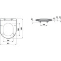 Zestaw Miska WC Podwieszana Rimless + Deska WC Slim Pro A Biały H8669560000001 Laufen Zestaw Miska WC Podwieszana Rimless + Deska WC Slim Pro A Biały H8669560000001 Laufen