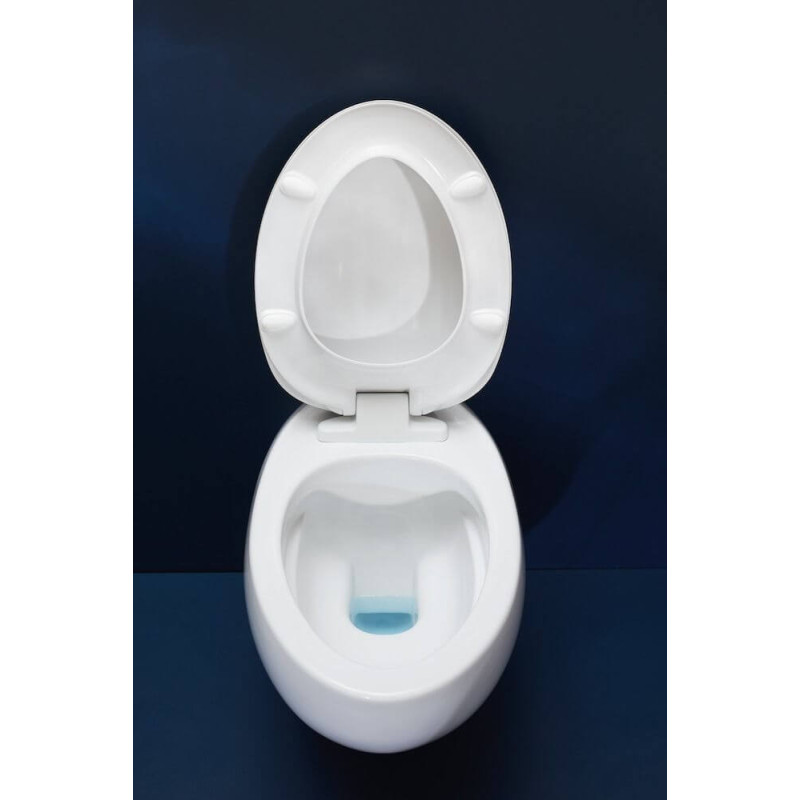 Miska WC Podwieszana Rimless Z Powłoką LCC 585x390 mm Ilbagnoalessi Biały H8209714000001 Laufen Miska WC Podwieszana Rimless Z Powłoką LCC 585x390 mm Ilbagnoalessi Biały H8209714000001 Laufen