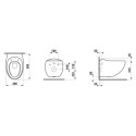 Miska WC Podwieszana Rimless Z Powłoką LCC 585x390 mm Ilbagnoalessi Biały H8209714000001 Laufen Miska WC Podwieszana Rimless Z Powłoką LCC 585x390 mm Ilbagnoalessi Biały H8209714000001 Laufen