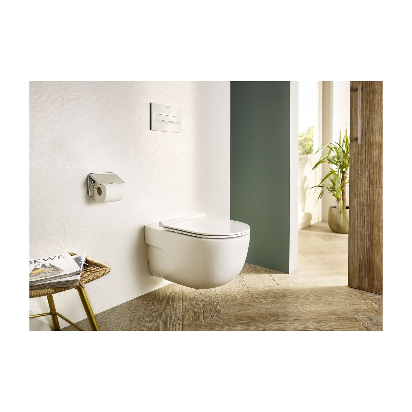 Miska WC Rimless Z Deską Wolnoopadającą 40x36 Meridian A34H242000 Roca Miska WC Rimless Z Deską Wolnoopadającą 40x36 Meridian A34H242000 Roca