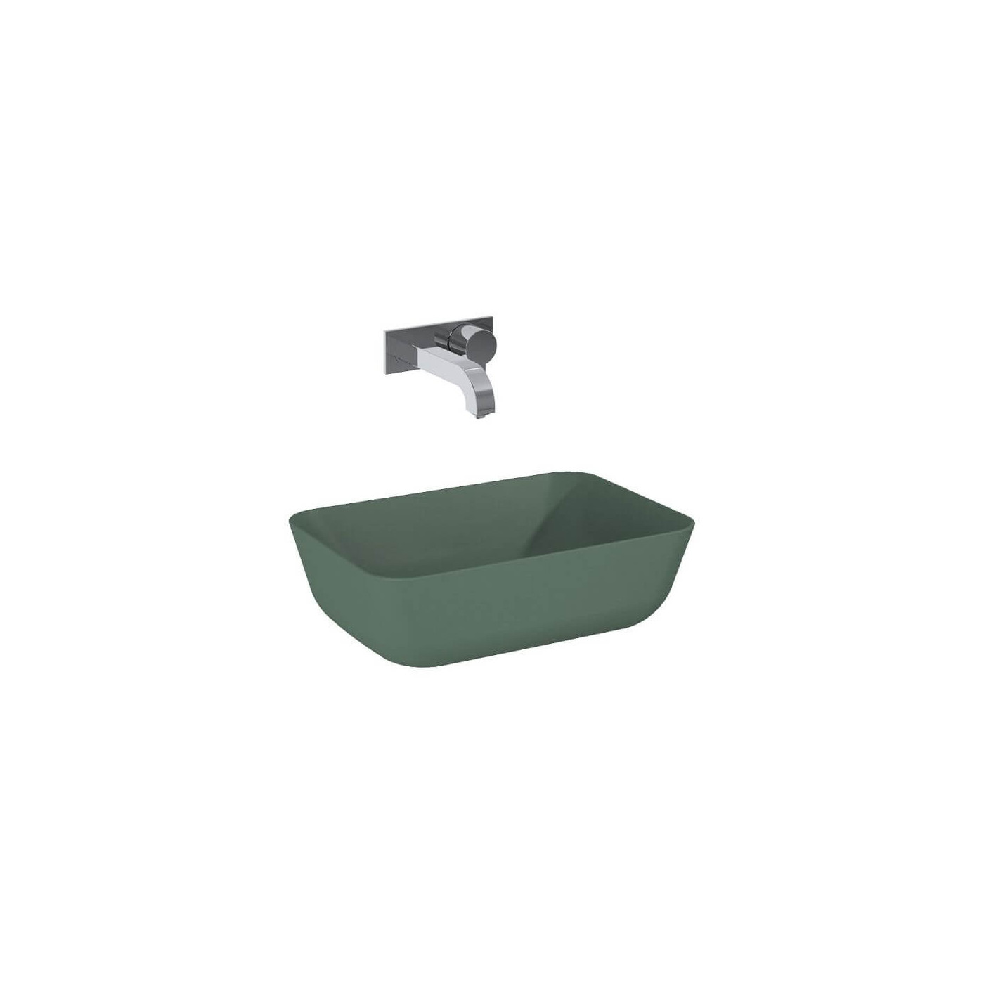 Umywalka Reni 46 Forest Green 46x33 146028 Elita Umywalka Reni 46 Forest Green 46x33 146028 Elita