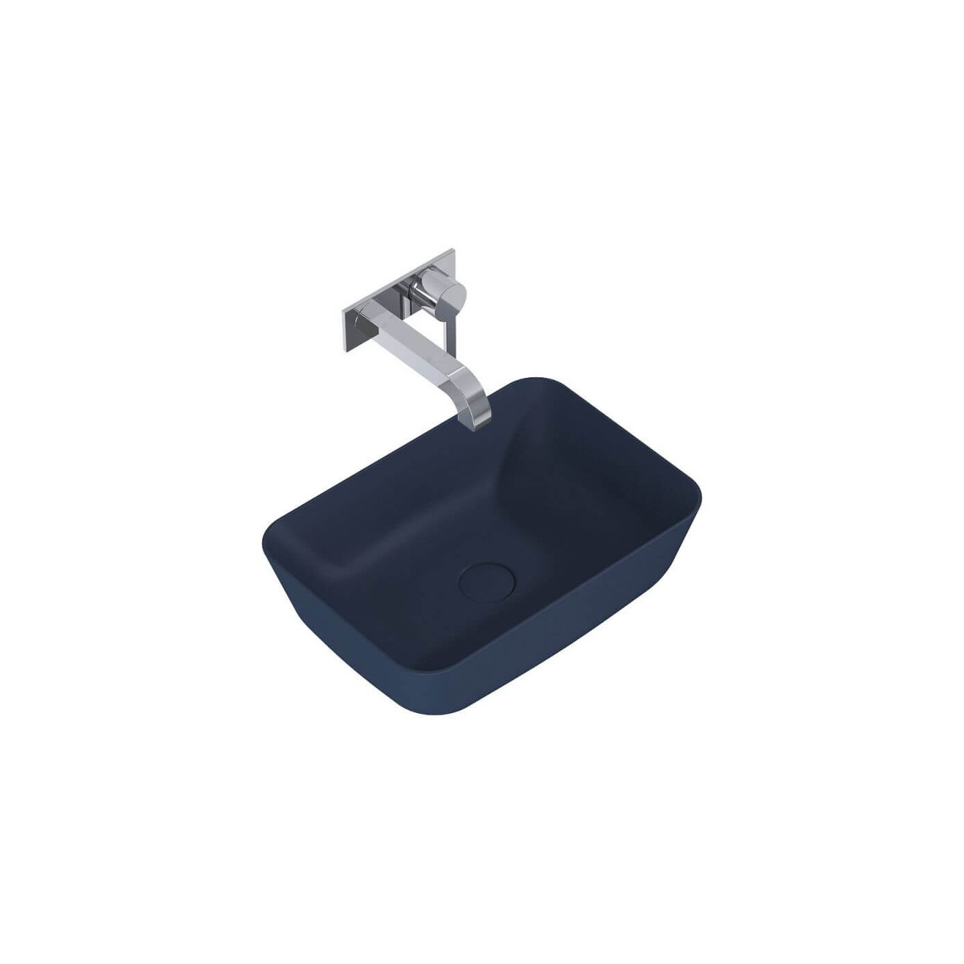 Umywalka Nablatowa Reni 46 Navy Blue 45,5x13,5x32,5 146029 Elita Umywalka Nablatowa Reni 46 Navy Blue 45,5x13,5x32,5 146029 Elita