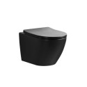 Miska WC Nox 1.0 49x37x36 Z Deską Wolnoopadającą Czarny Mat 0114-MB Emporia Miska WC Nox 1.0 49x37x36 Z Deską Wolnoopadającą Czarny Mat 0114-MB Emporia