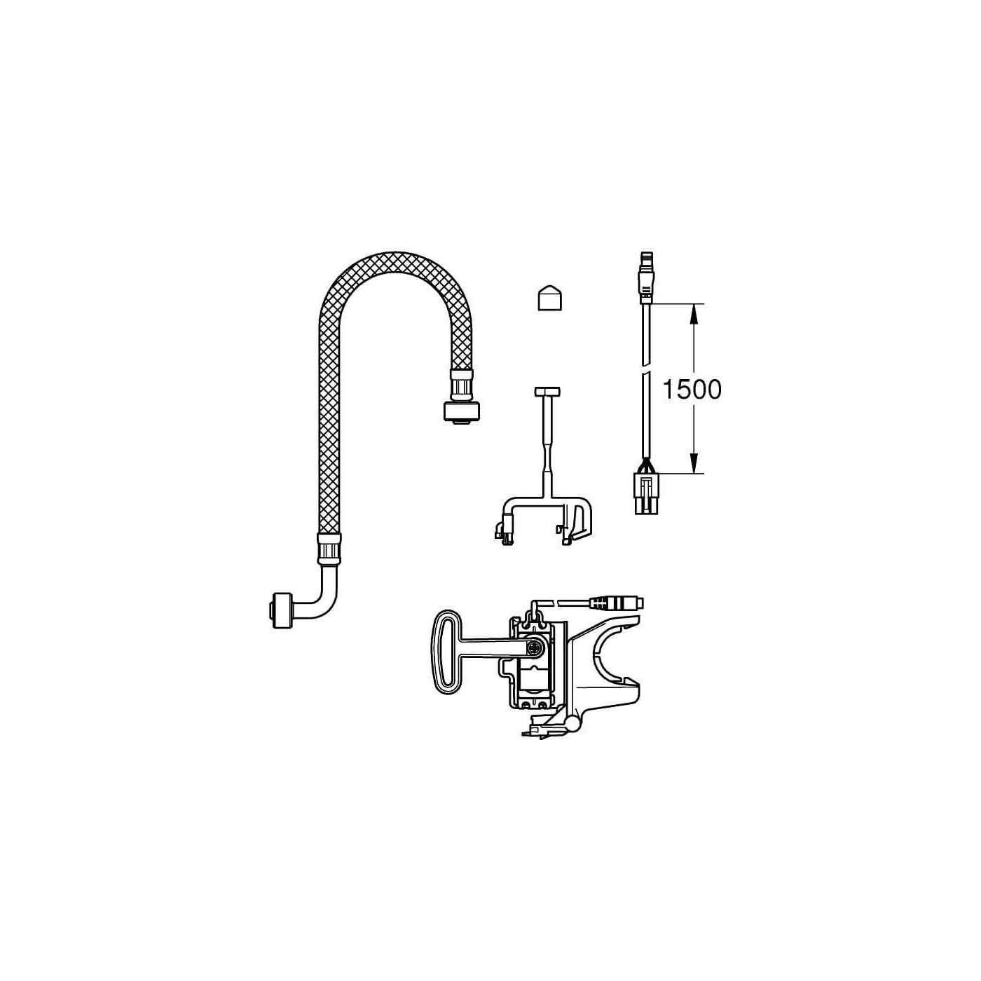 Zestaw Do Spłukiwania Automatycznego Sensia Arena 46944001 Grohe Zestaw Do Spłukiwania Automatycznego Sensia Arena 46944001 Grohe