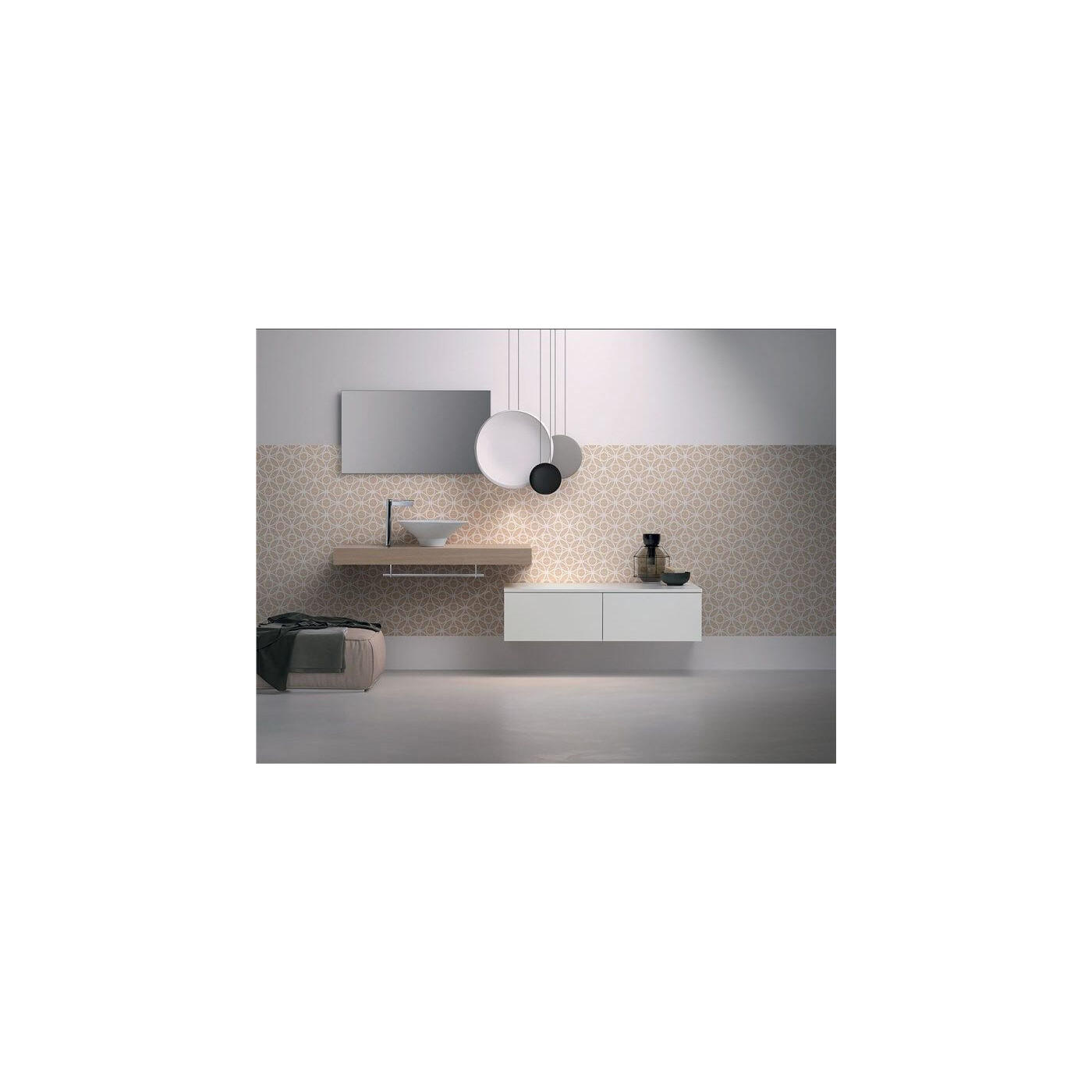 Umywalka Nablatowa Deco Biała 480101 Kerasan Umywalka Nablatowa Deco Biała 480101 Kerasan