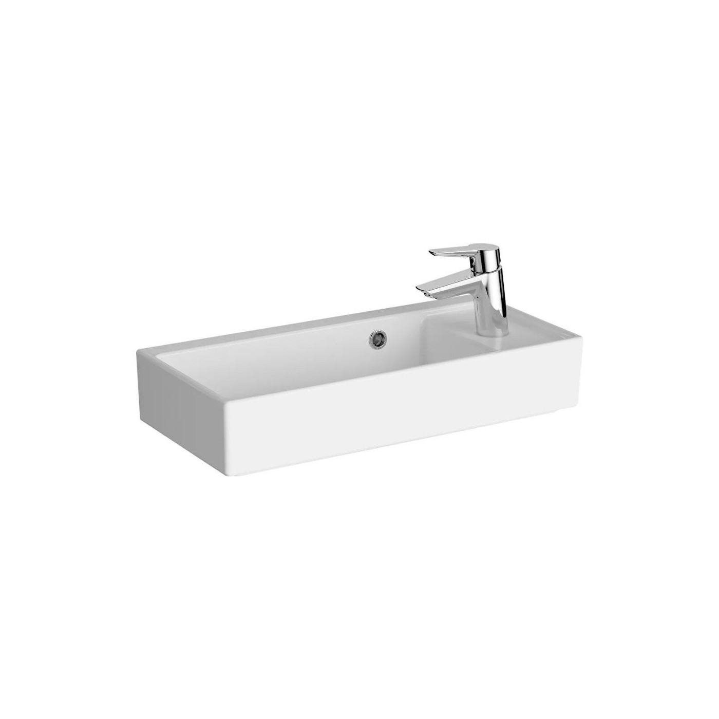 Umywalka Nablatowa Archiplan 60x28 Z Otworem Na Baterię Po Prawej Biała 7406B003-0294 Vitra Umywalka Nablatowa Archiplan 60x28 Z Otworem Na Baterię Po Prawej Biała 7406B003-0294 Vitra