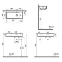 Umywalka Nablatowa Archiplan 60x28 Z Otworem Na Baterię Po Prawej Biała 7406B003-0294 Vitra Umywalka Nablatowa Archiplan 60x28 Z Otworem Na Baterię Po Prawej Biała 7406B003-0294 Vitra