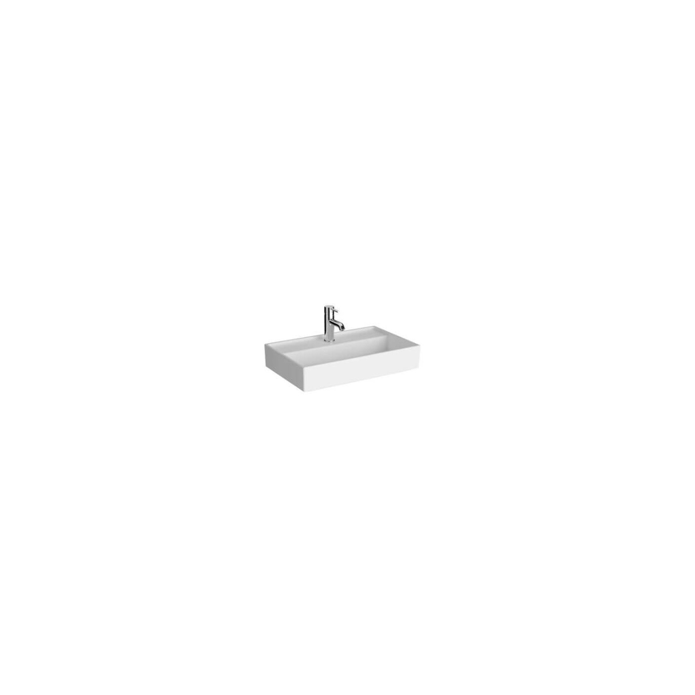 Umywalka Nablatowa 60x38x12 cm Z Otworem Archiplan Biała 7401B003-0041 Vitra Umywalka Nablatowa 60x38x12 cm Z Otworem Archiplan Biała 7401B003-0041 Vitra