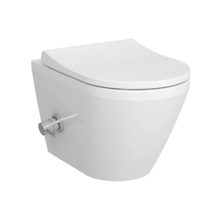 Miska WC Wisząca Integra 54x36 cm Z Funkcją Bidetu Biała 7041B003-7211 Vitra