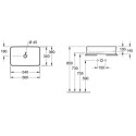 Umywalka Nablatowa Collaro 36x56 4A205601 Villeroy&Boch Umywalka Nablatowa Collaro 36x56 4A205601 Villeroy&Boch