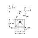 Zlewozmywak Podblatowy K700U Stal Szlachetna 54x44 cm 31574SD1 Grohe Zlewozmywak Podblatowy K700U Stal Szlachetna 54x44 cm 31574SD1 Grohe