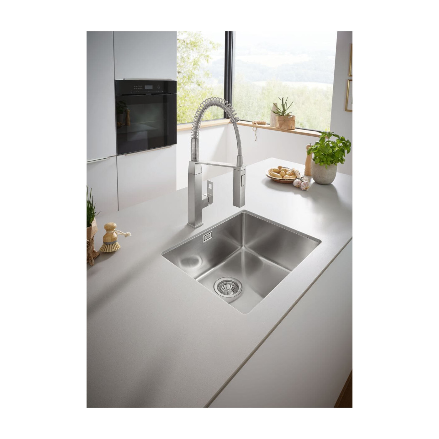 Zlewozmywak Podblatowy K700U Stal Szlachetna 54x44 cm 31574SD1 Grohe Zlewozmywak Podblatowy K700U Stal Szlachetna 54x44 cm 31574SD1 Grohe