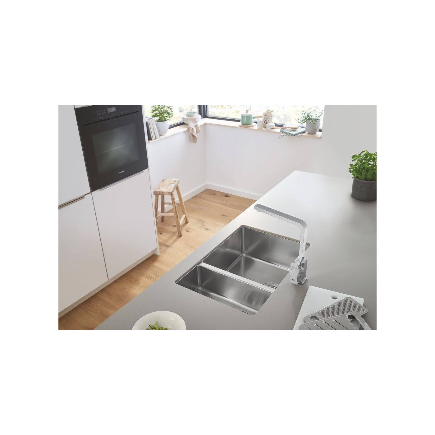 Zlewozmywak Podblatowy K700U Stal Szlachetna 54x44 cm 31574SD1 Grohe Zlewozmywak Podblatowy K700U Stal Szlachetna 54x44 cm 31574SD1 Grohe
