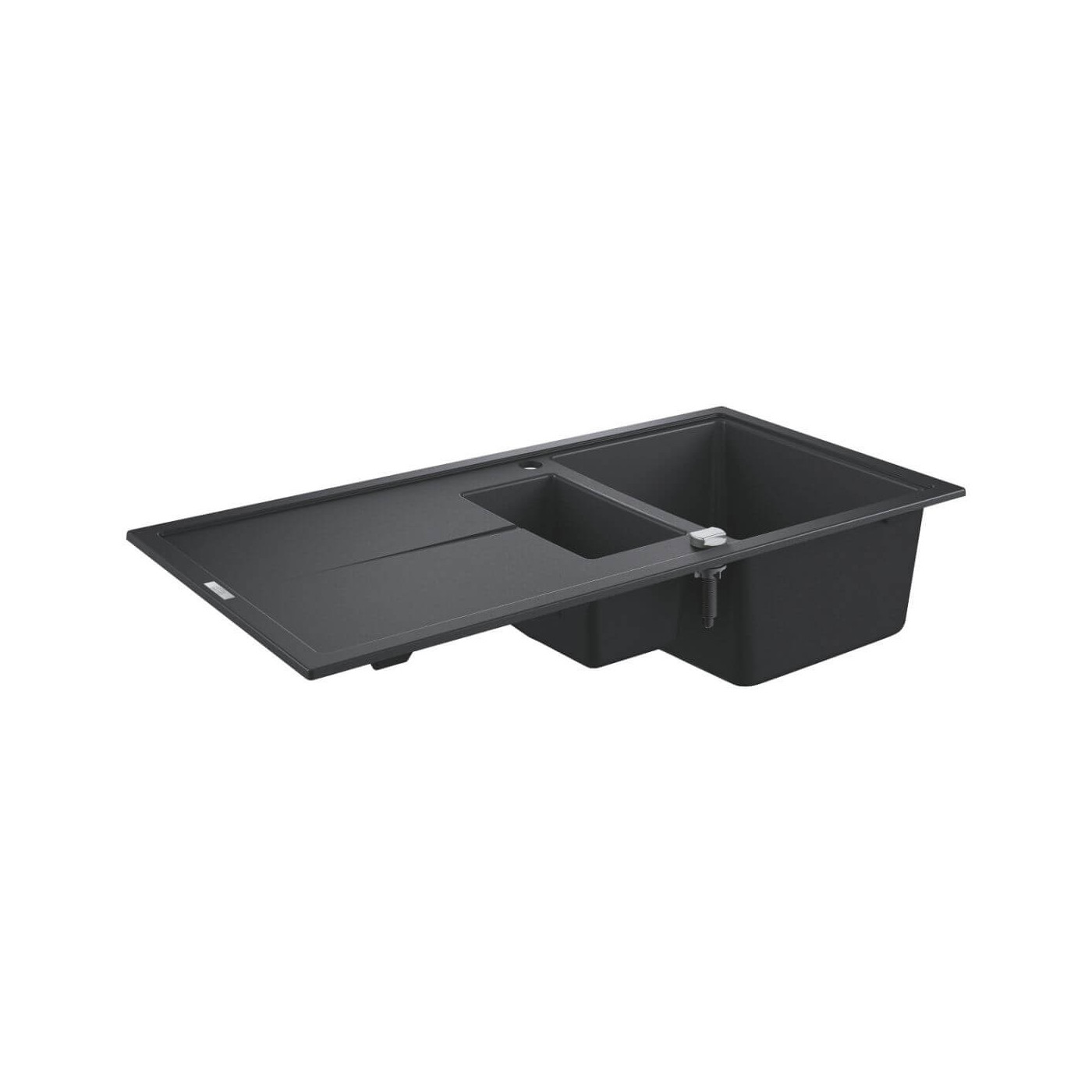 Zlewozmywak Kompozytowy K400 100x50 cm Z Ociekaczem Czarny Granit 31642AP0 Grohe Zlewozmywak Kompozytowy K400 100x50 cm Z Ociekaczem Czarny Granit 31642AP0 Grohe