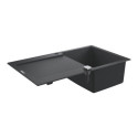 Zlewozmywak Kompozytowy K500 86x50 cm Z Ociekaczem Czarny Granit 31644AP0 Grohe Zlewozmywak Kompozytowy K500 86x50 cm Z Ociekaczem Czarny Granit 31644AP0 Grohe
