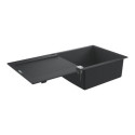 Zlewozmywak Kompozytowy K500 100x50 cm Z Ociekaczem Czarny Granit 31645AP0 Grohe Zlewozmywak Kompozytowy K500 100x50 cm Z Ociekaczem Czarny Granit 31645AP0 Grohe