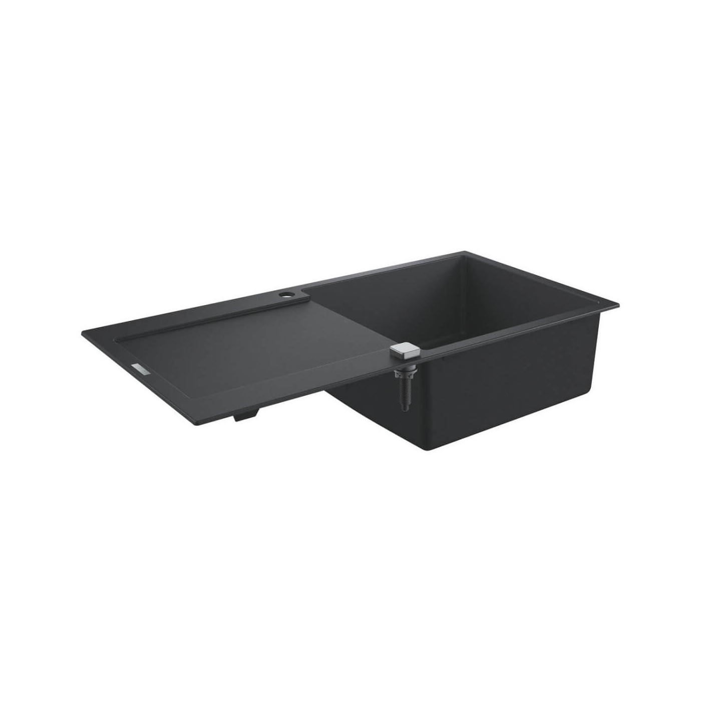 Zlewozmywak Kompozytowy K500 100x50 cm Z Ociekaczem Czarny Granit 31645AP0 Grohe Zlewozmywak Kompozytowy K500 100x50 cm Z Ociekaczem Czarny Granit 31645AP0 Grohe
