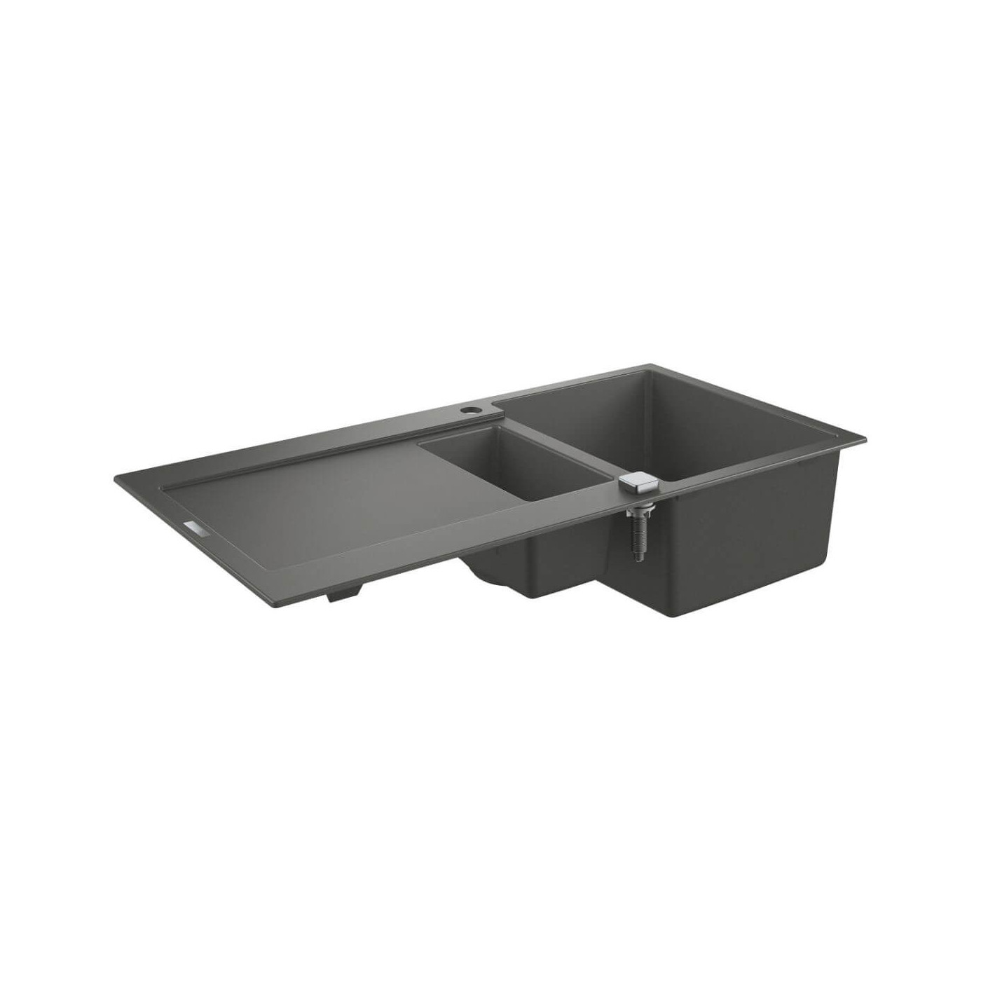 Zlewozmywak Kompozytowy K500 100x50 cm Z Ociekaczem Szary Granit 31646AT0 Grohe Zlewozmywak Kompozytowy K500 100x50 cm Z Ociekaczem Szary Granit 31646AT0 Grohe