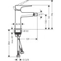 Jednouchwytowa Bateria Bidetowa Metropol Brąz Szczotkowany 32520140 Hansgrohe Jednouchwytowa Bateria Bidetowa Metropol Brąz Szczotkowany 32520140 Hansgrohe