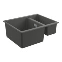 Zlewozmywak Kompozytowy K500 55x46 cm Szary Granit 31648AT0 Grohe Zlewozmywak Kompozytowy K500 55x46 cm Szary Granit 31648AT0 Grohe
