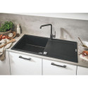 Zlewozmywak Kompozytowy K500 55x46 cm Szary Granit 31648AT0 Grohe Zlewozmywak Kompozytowy K500 55x46 cm Szary Granit 31648AT0 Grohe
