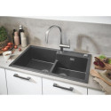 Zlewozmywak Kompozytowy K500 55x46 cm Szary Granit 31648AT0 Grohe Zlewozmywak Kompozytowy K500 55x46 cm Szary Granit 31648AT0 Grohe