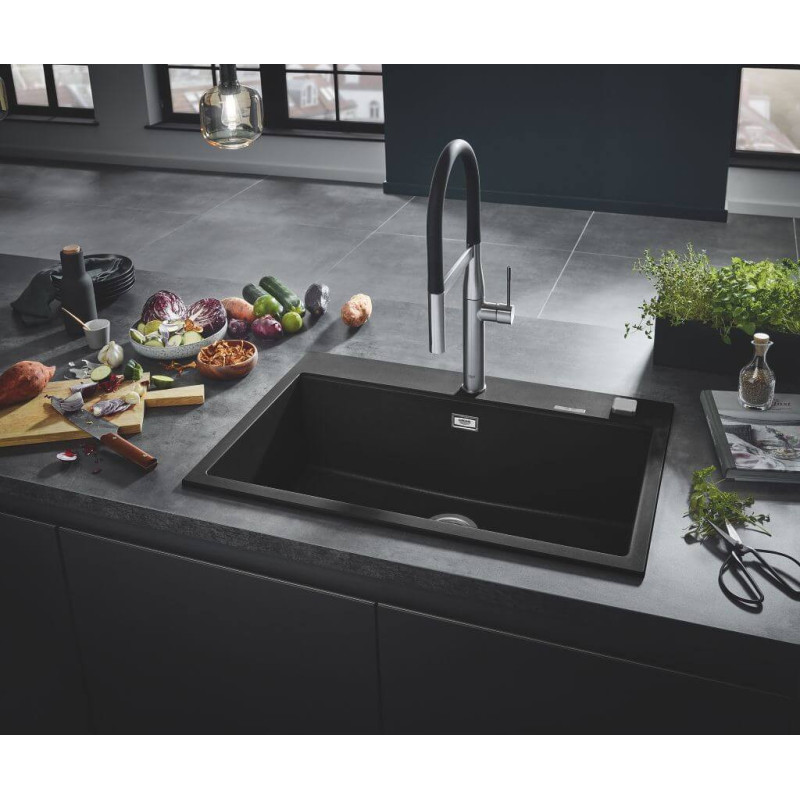 Zlewozmywak Kompozytowy K700 40x50 cm Szary Granit 31650AT0 Grohe Zlewozmywak Kompozytowy K700 40x50 cm Szary Granit 31650AT0 Grohe