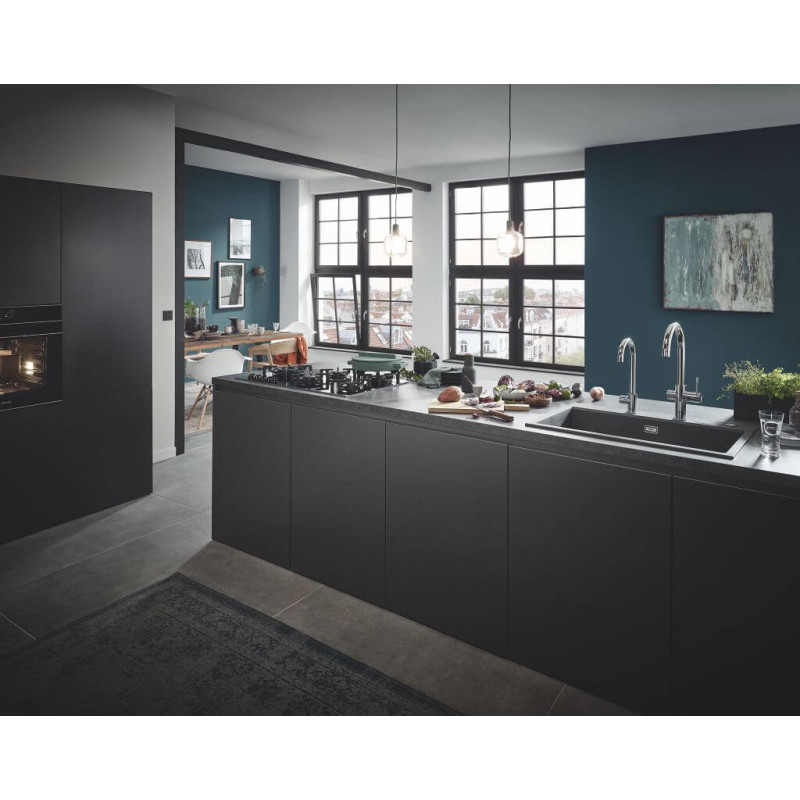 Zlewozmywak Kompozytowy K700 40x50 cm Szary Granit 31650AT0 Grohe Zlewozmywak Kompozytowy K700 40x50 cm Szary Granit 31650AT0 Grohe